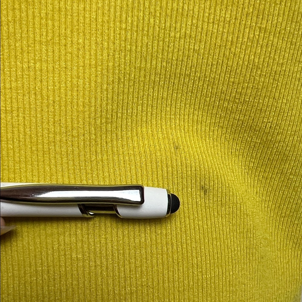 Chartreuse Yellow Sleeveless Women's Top - Picture 6 of 8